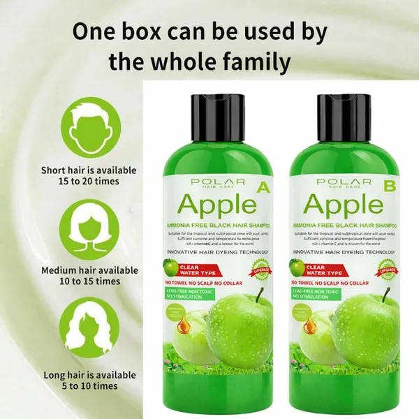 POLAR_HAIR_CARE_Apple_Natural_Black_Hair_Fruit_Vinegar_Hair_Dye_Color_Women_&_Men_(Jet_Black)_Natural_Hair_Dye_Kit_-_Semi_Permanent_Hair_Color_-_Vegan_Beaute_Black_Hair_color_200_ML