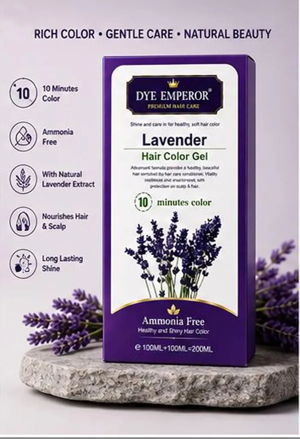 DYE_EMPEROR_Lavender_Hair_Color_Gel_for_Men_&_Women,_200_ml