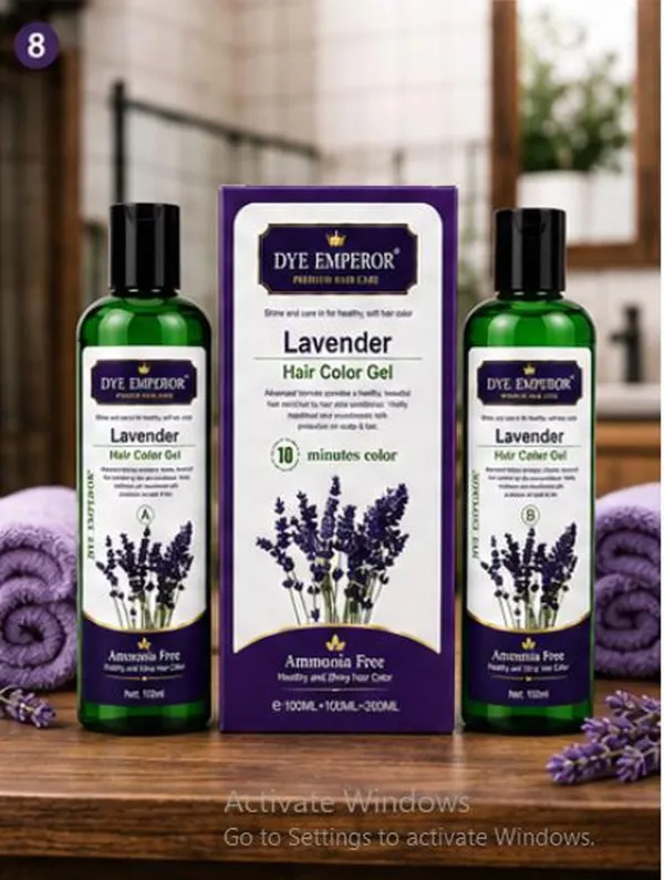 DYE_EMPEROR_Lavender_Hair_Color_Gel_for_Men_&_Women,_200_ml