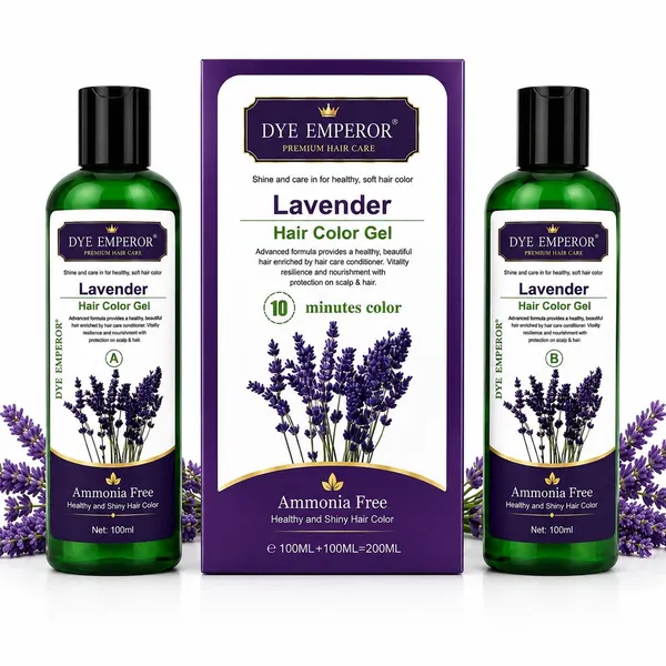 DYE_EMPEROR_Lavender_Hair_Color_Gel_for_Men_&_Women,_200_ml
