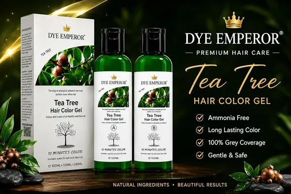 DYE_EMPEROR_Tea_Tree_Hair_Color_Gel_for_Men_&_Women_|_Long_Lasting_Grey_Hair_Coverage_|_Ammonia_Free_Hair_Dye_|_Natural_Black_Hair_Color_|_100ml_+_100ml_(Pack_of_2)