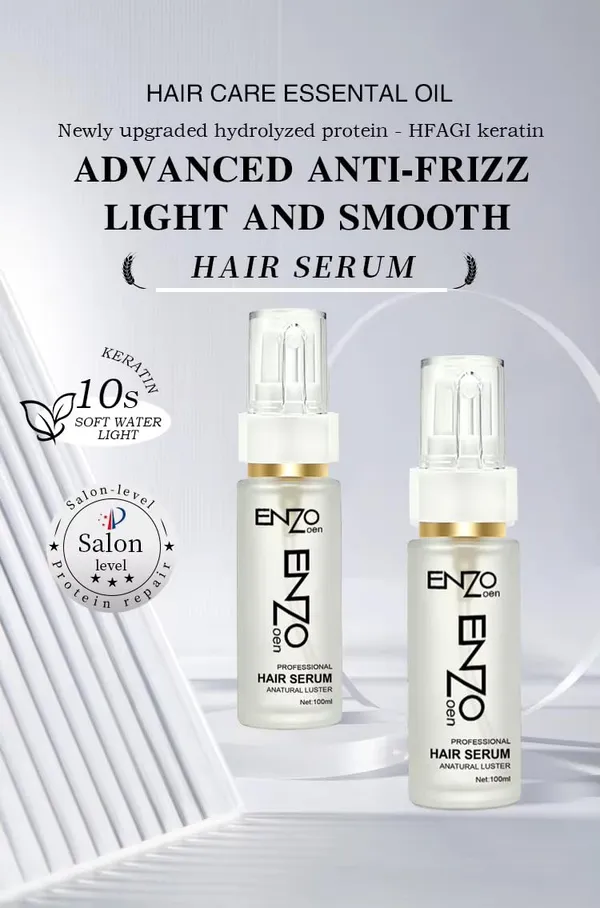 Enzo_Hair_Serum_with_Keratin_&_Collagen_|_Professional_Serum_for_Frizzy,_Dry_&_Damaged_Hair_|_Smooth,_Shiny_&_Strong_Hair_100ml_Hair_Serum_for_Dry_Hair_-_Pack_of_2