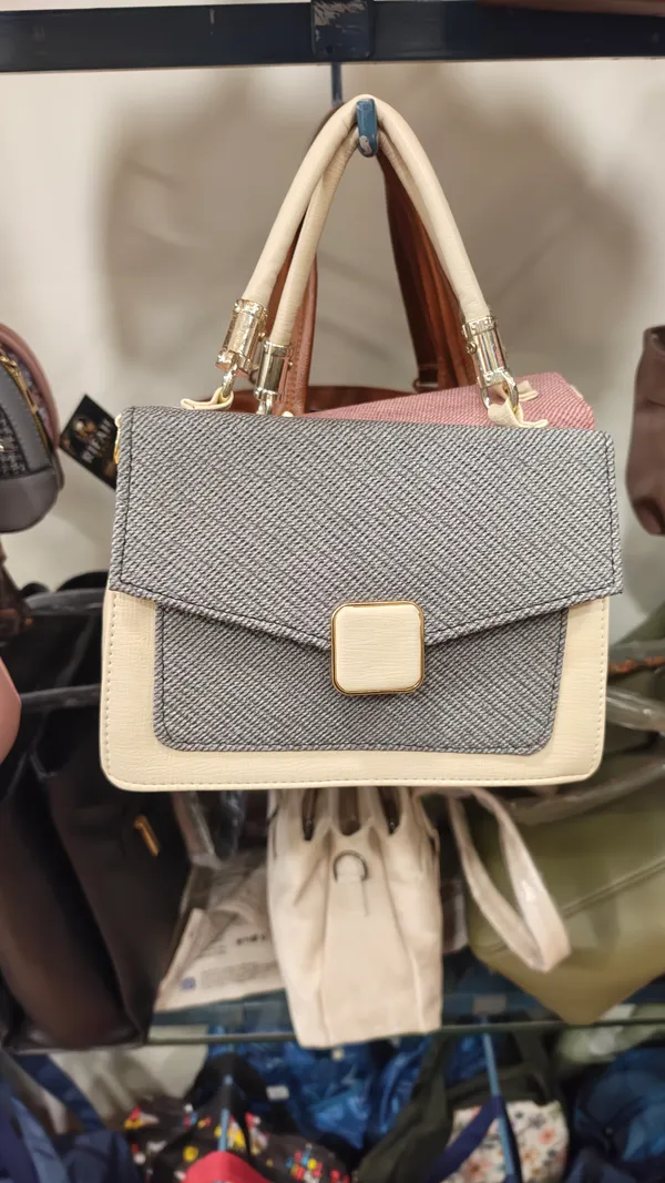 Grey_Textured_Fabric_Structured_Handbag_for_Women