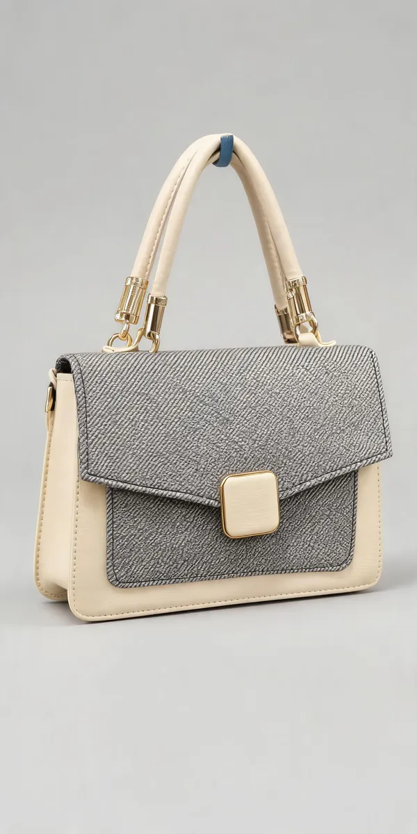 Grey_Textured_Fabric_Structured_Handbag_for_Women