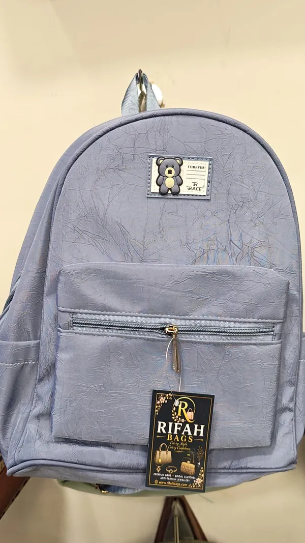 Grey_Textured_Casual_Backpack_for_Women