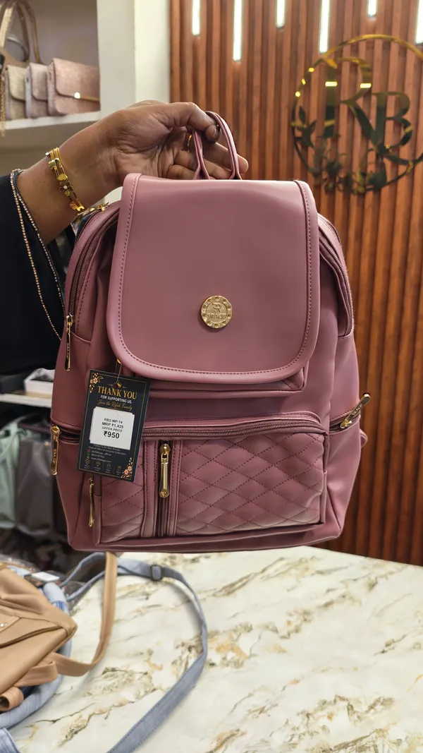 Pink_Faux_Leather_Structured_Backpack_for_Women