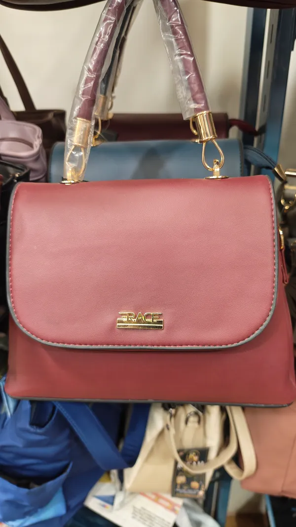 Pink_Faux_Leather_Structured_Handbag_for_Women