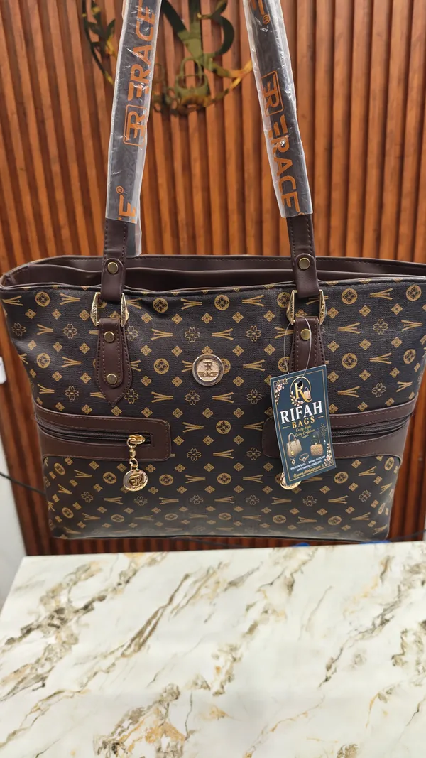 Brown_Patterned_Tote_Handbag_for_Women
