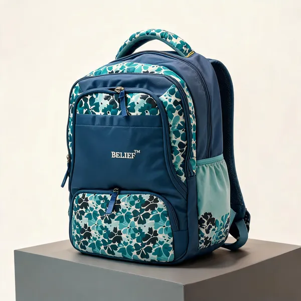 Blue_Printed_Multi_Compartment_Backpack_for_Unisex