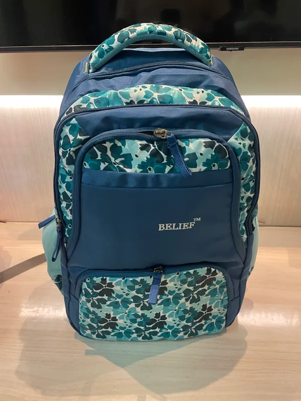 Blue_Printed_Multi_Compartment_Backpack_for_Unisex