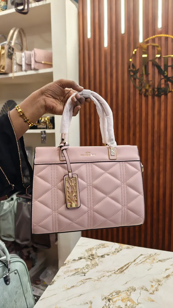 Pink_Quilted_Structured_Handbag_for_Women