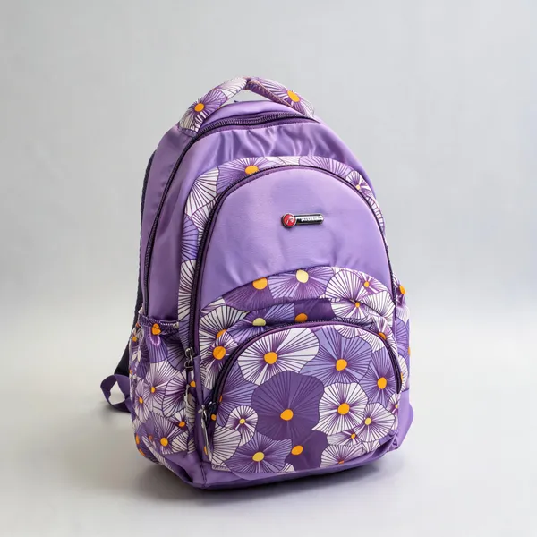 Purple_Floral_Print_Casual_Backpack_for_Women