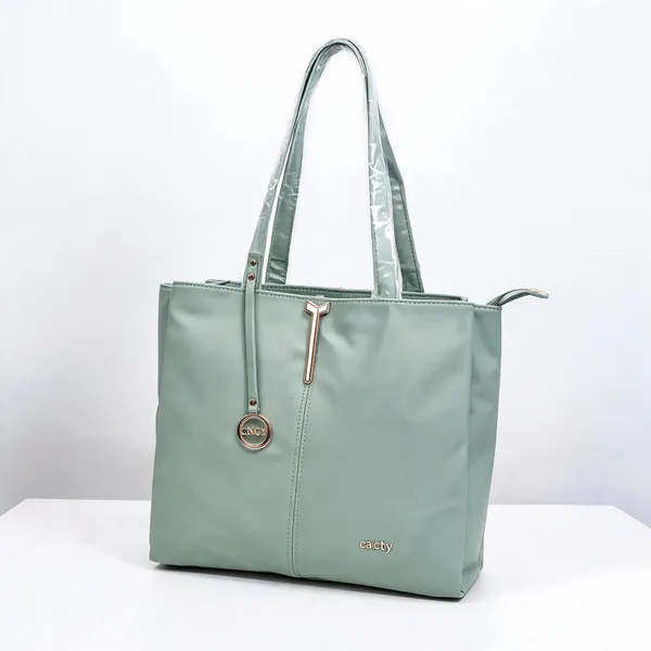Mint_Green_Structured_Tote_Handbag_For_Women