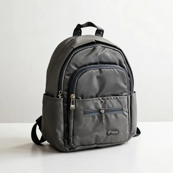 Grey_Casual_Backpack_for_Men_And_Women