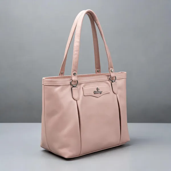 Blush_Structured_Tote_Handbag_for_Women