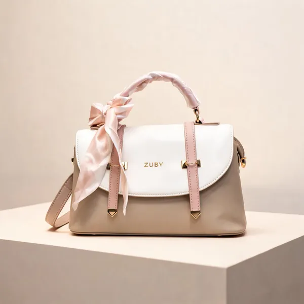 Beige_Structured_Handbag_For_Women