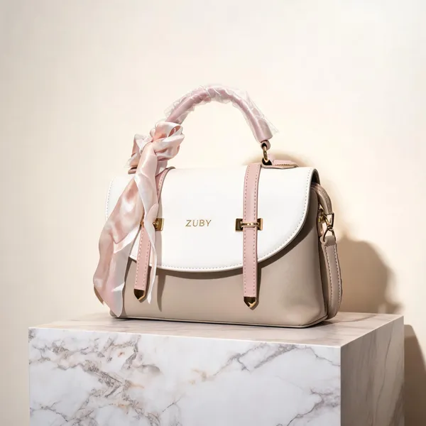 Beige_Structured_Handbag_For_Women