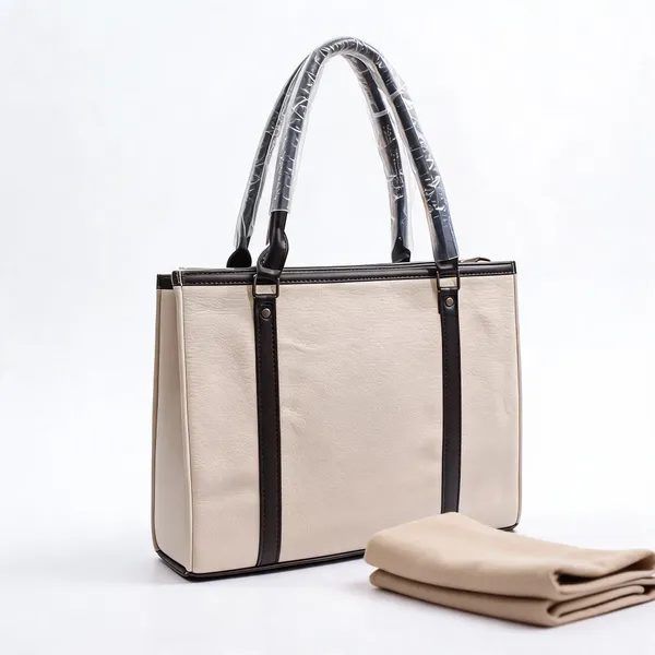 Cream_Structured_Tote_Handbag_for_Women