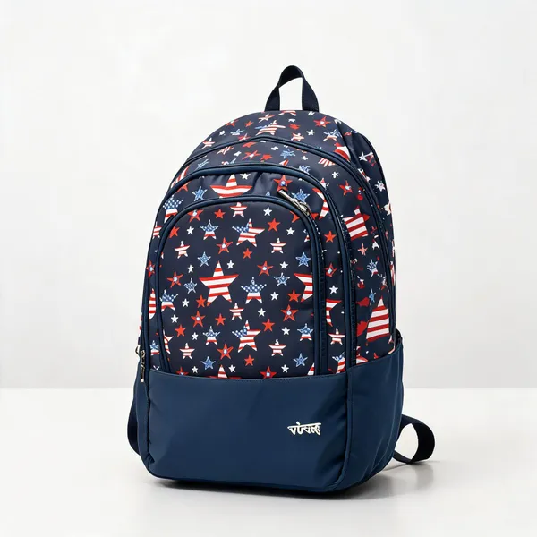 Navy_Printed_Backpack_for_Unisex