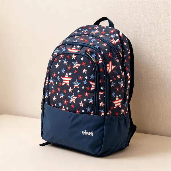 Navy_Printed_Backpack_for_Unisex