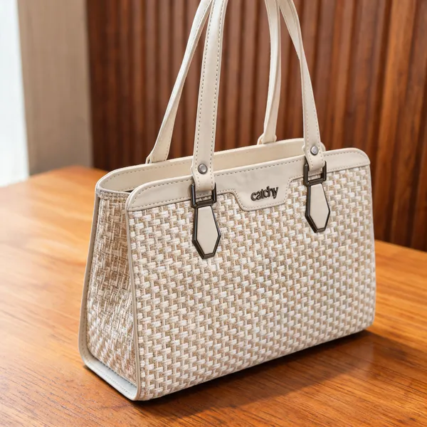 Beige_Textured_Structured_Handbag_for_Women