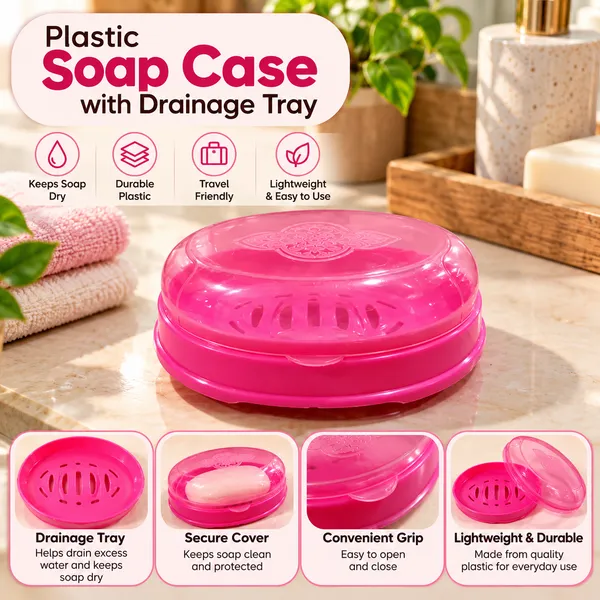 Pink_Plastic_Soap_Dish_For_Home_And_Kitchen_Pack_Of_3
