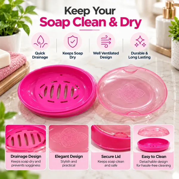 Pink_Plastic_Soap_Dish_For_Home_And_Kitchen_Pack_Of_3