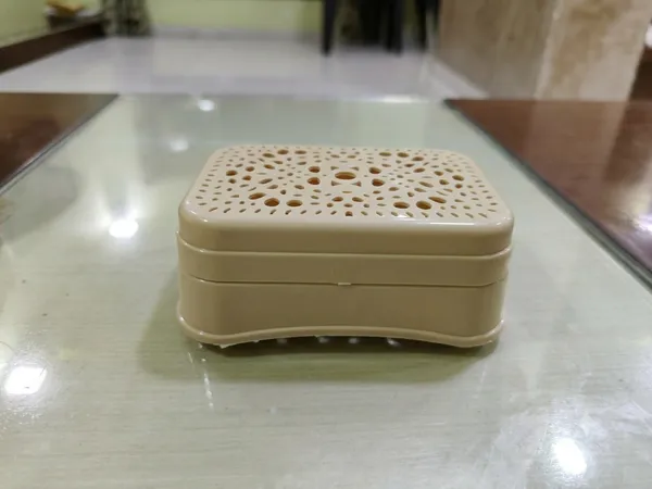 Beige_And_Brown_Plastic_Soap_Dish_For_Home_And_Kitchen_Pack_Of_8
