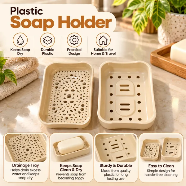 Beige_Plastic_Soap_Dish_For_Home_And_Kitchen_Pack_Of_4