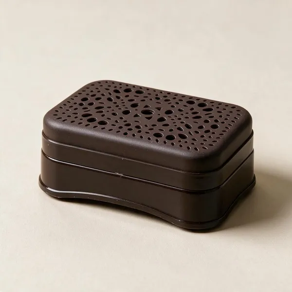 Brown_Plastic_Soap_Dish_For_Home_And_Kitchen_Pack_Of_4