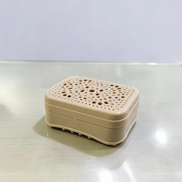 Beige_And_Brown_Plastic_Soap_Dish_For_Home_And_Kitchen_Pack_Of_8