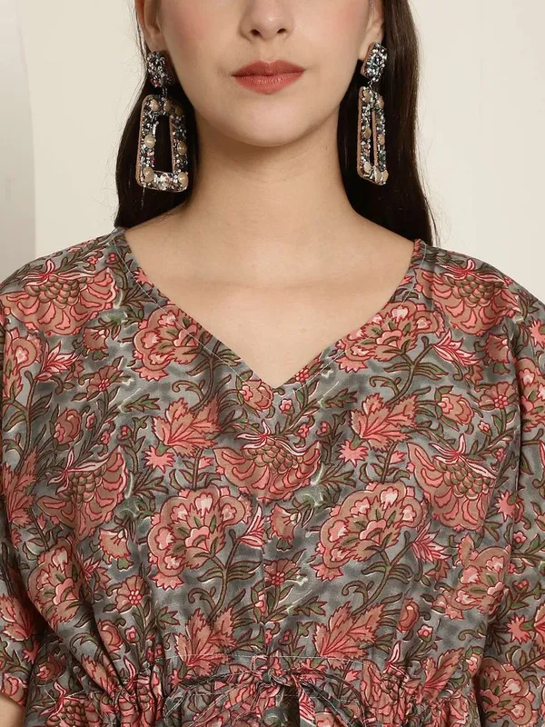 Women_S_Chanderi_Printed_Kaftan_Top_With_Bell_Sleeve_Dress_Multti_Color2