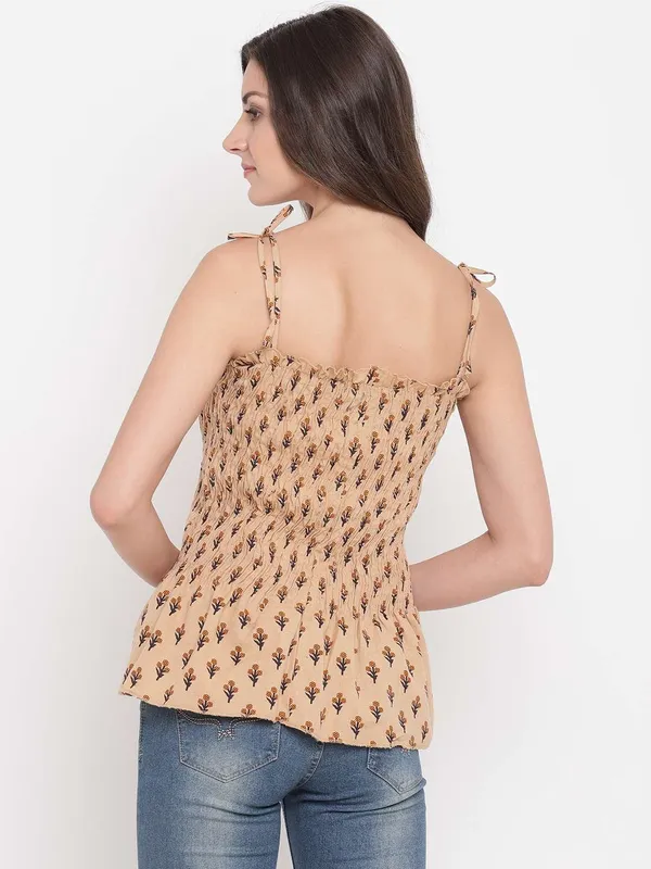Women_S_Rayon_Elephant_Print_Casual_Summer_Style_Tie_Shoulder_Straps_Free_Size_Tank_Top_Brown_Beige