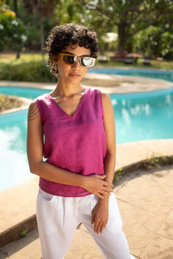 Women_S_Cotton_Solid_V_Neck_Sleeveless_2_Piece_Outfit_Loose_Tank_Top_And_Wide_Leg_Palazzo_Pants_Sets_Cord_Set_Purple_White