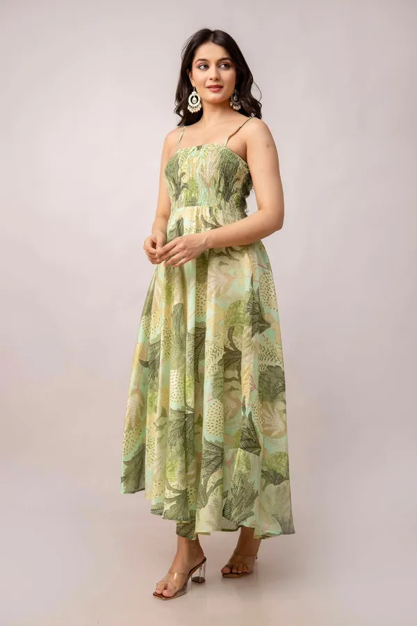 Women_S_Silk_Printed_Shoulder_Straps_Sleeveless_Anarkali_Gown_Drees_Green