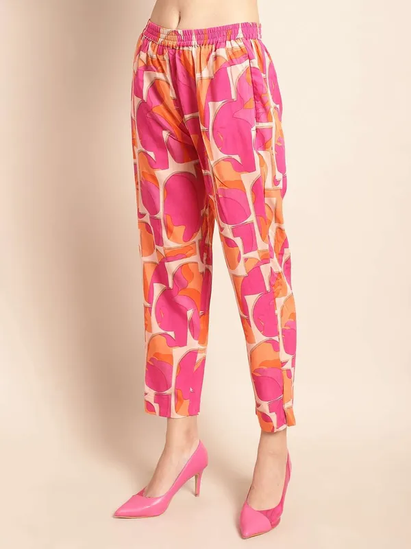 Women_S_Pure_Cotton_Printed_Collared_Top_And_Pant_Co_Ord_Set_Pink