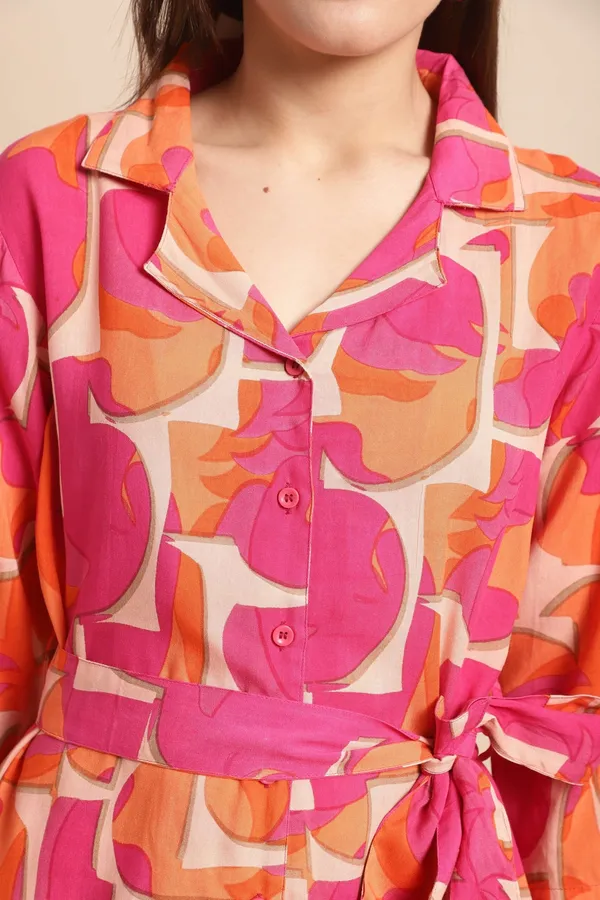 Women_S_Pure_Cotton_Printed_Collared_Top_And_Pant_Co_Ord_Set_Pink