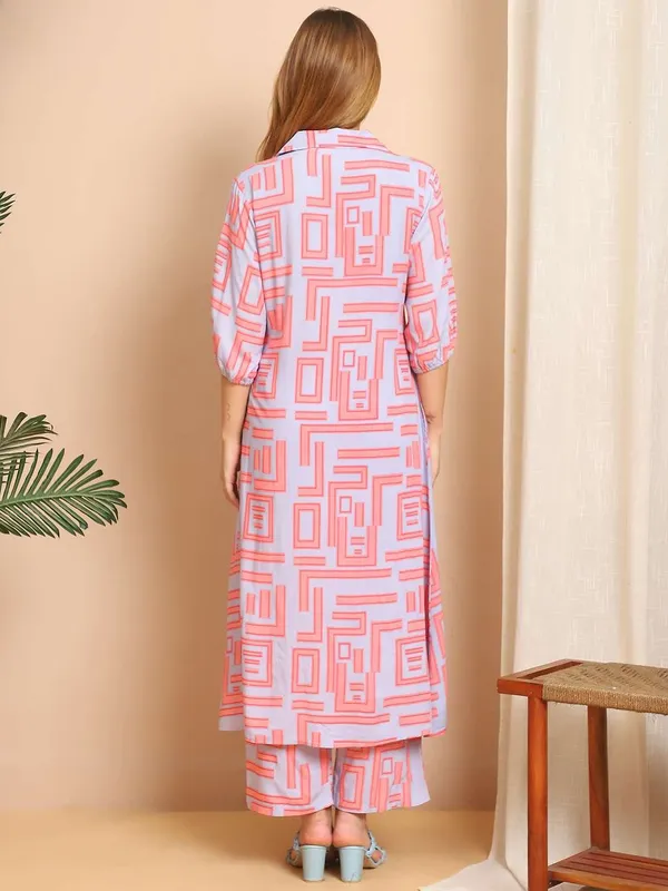 Women_S_Pure_Cotton_Printed_Collared_Top_And_Pant_Co_Ord_Set_Pink_Gr