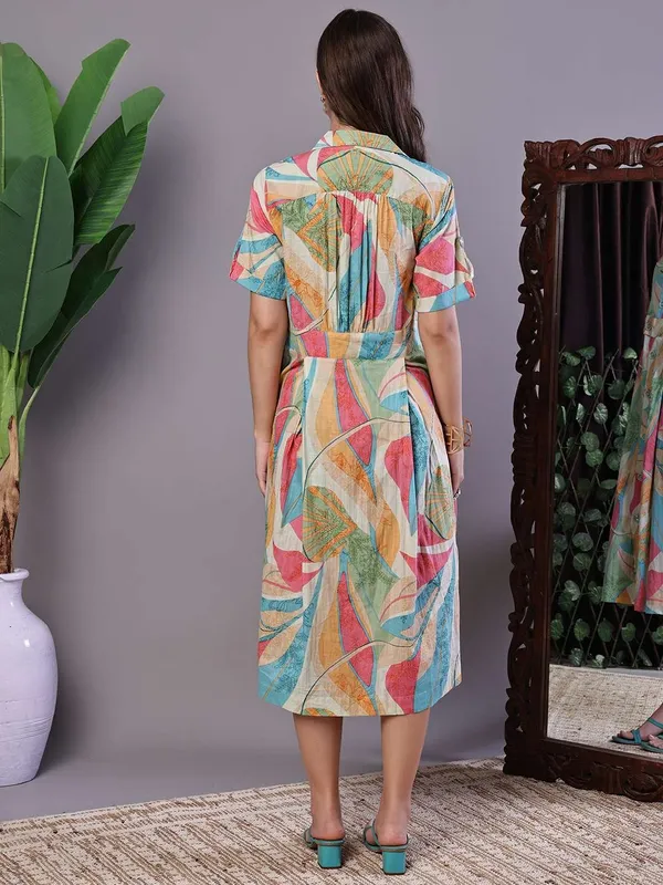 Women_S_Pastel_Abstract_Print_Button_Down_Cotton_Midi_Dress