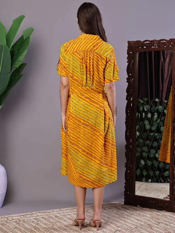 Women_S_Yellow_Printed_Cotton_Shirt_Dress