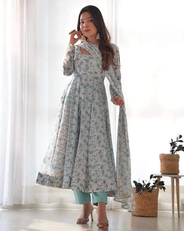 Womens_Crunchy_Silk_Anarkali_Kurti_With_Pant_Dupatta_Set