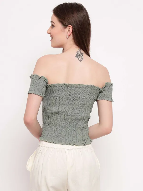 Women_S_Rayon_Solid_Off_Shoulder_Smocked_Crop_Top_Short_Sleeve_Casual_Styles_Tank_Top_Free_Size_Multi27