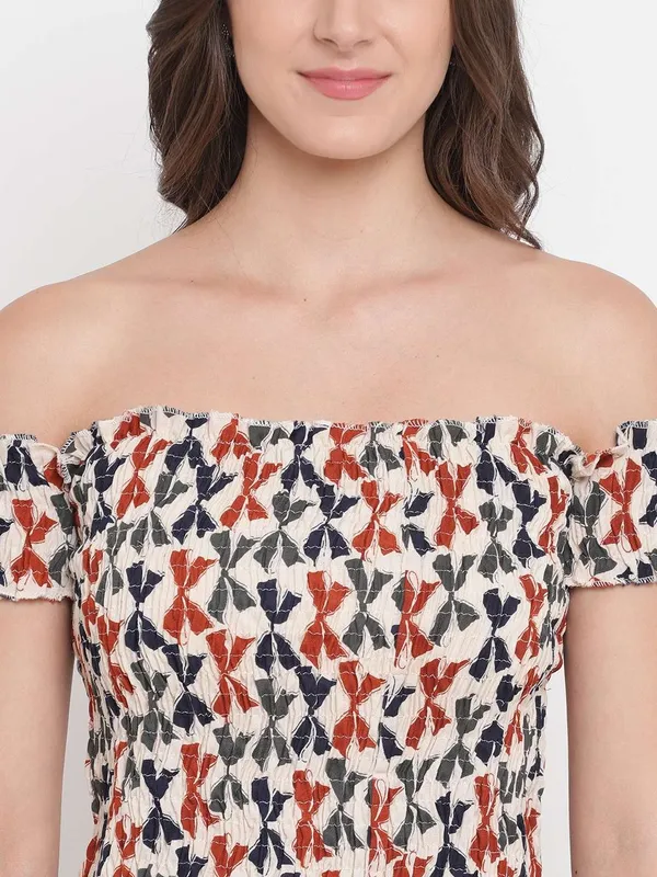 Women_S_Rayon_Printed_Off_Shoulder_Smocked_Crop_Top_Short_Sleeve_Casual_Styles_Tank_Top_Free_Size_Multi46