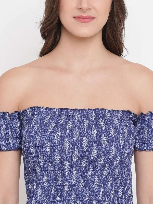 Women_S_Rayon_Printed_Off_Shoulder_Smocked_Crop_Top_Short_Sleeve_Casual_Styles_Tank_Top_Free_Size_Multi44