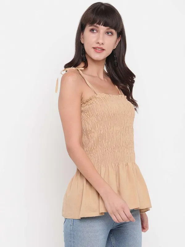 Women_S_Rayon_Solid_Casual_Summer_Style_Tie_Shoulder_Straps_Free_Size_Tank_Top_Cream