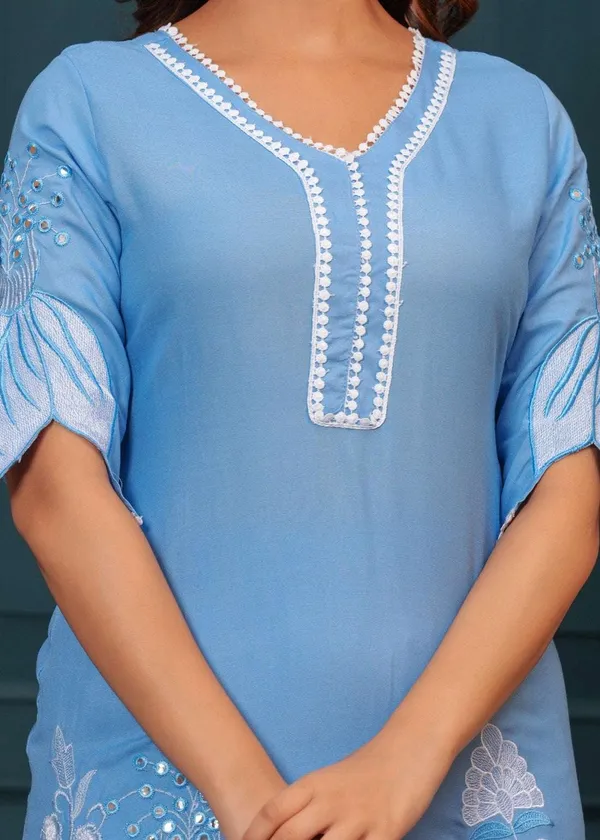 Women_S_Cotton_Floral_Printed_Short_Straight_Kurti_With_Pant