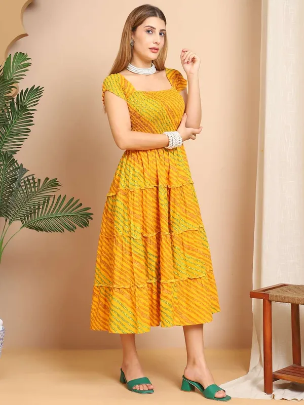 Women_S_Viscos_Rayon_Printed_Off_Shoulder_Midi_Dress_For_Summer_And_Casual_Wear