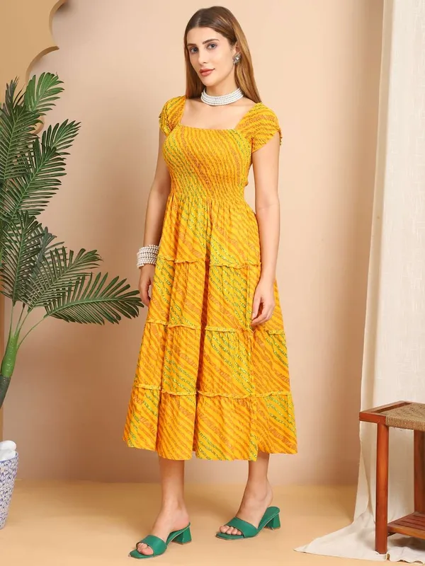 Women_S_Viscos_Rayon_Printed_Off_Shoulder_Midi_Dress_For_Summer_And_Casual_Wear