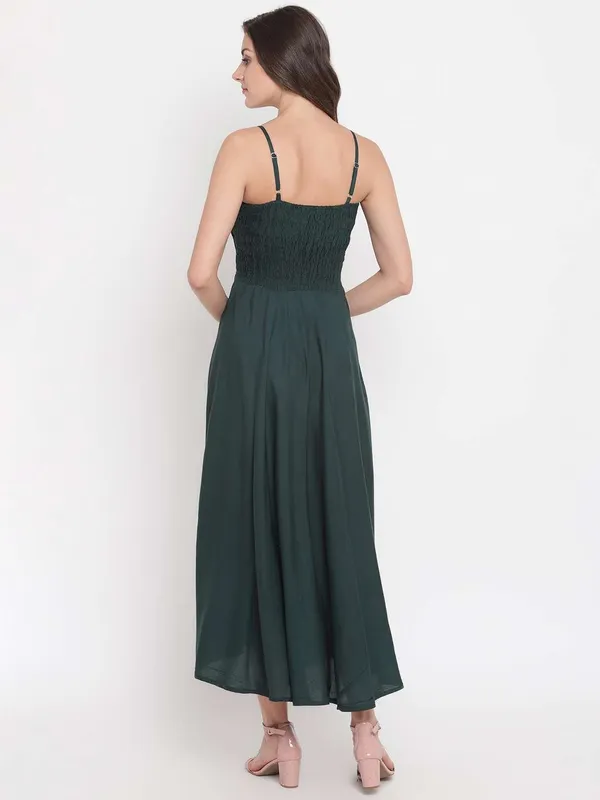 Women_S_Viscose_Rayon_Solid_Shoulder_Straps_Sleeveless_Flared_Gown_Drees_Green1