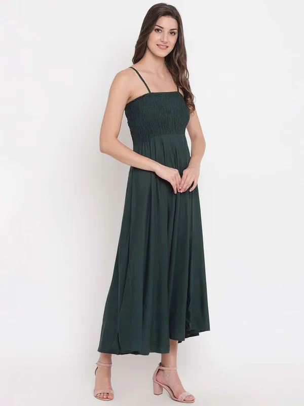 Women_S_Viscose_Rayon_Solid_Shoulder_Straps_Sleeveless_Flared_Gown_Drees_Green1